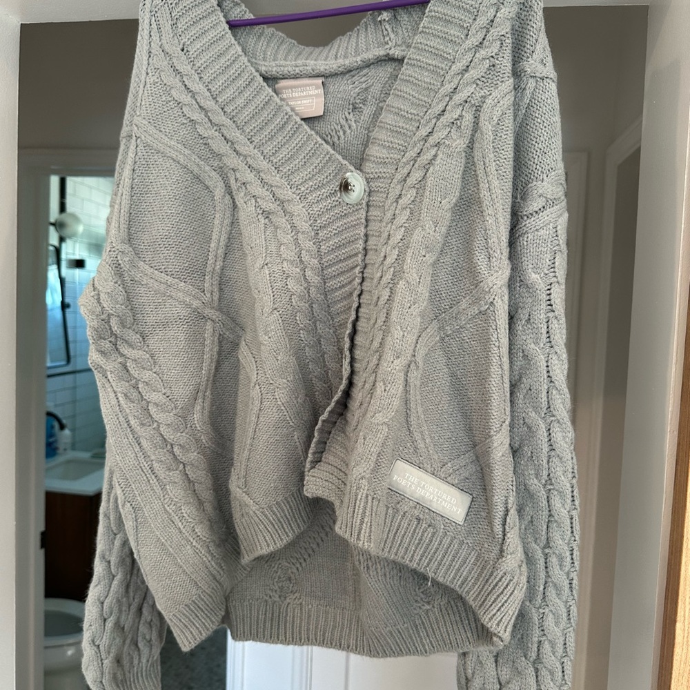 Official Taylor Swift Tortured Poets Society Cardigan. Proof Of Purchase Shown.📸